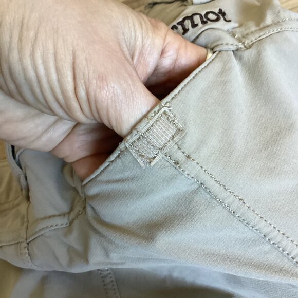 Marmot Women's Tan Hiking Pants Size 8 - Picture 8 of 9